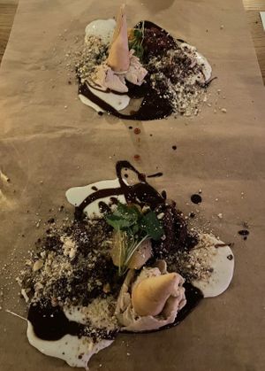 Super leckeres Dessert #Veganuary at ANOAH in Zurich