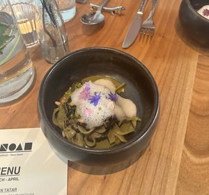 Heimat Tagliatelle (Pistachio Pasta) at ANOAH in Zurich