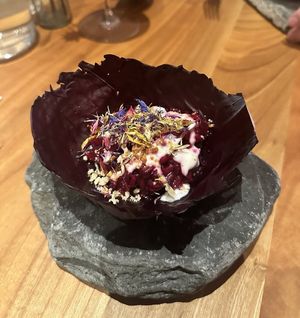 Purple Rain (risotto) at ANOAH in Zurich