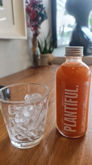 Immune Booster juice at Plantiful - Plant-based Cafe in Bangkok