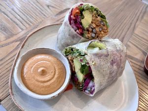 Wrap  at Plantiful - Plant-based Cafe in Bangkok