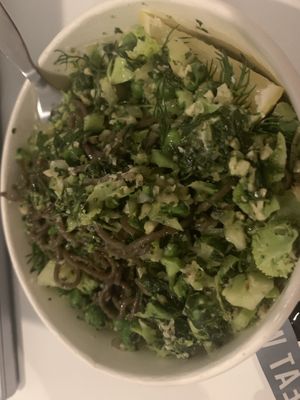 Buckwheat soba  at Plantiful - Plant-based Cafe in Bangkok