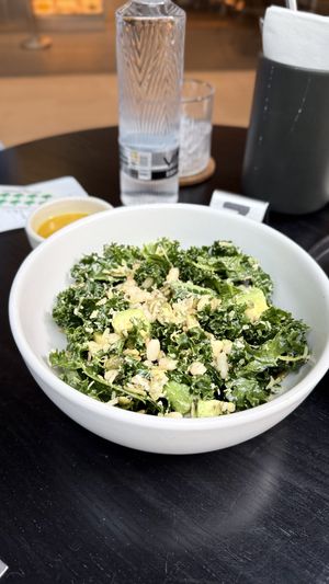Avocado White bean kale saladd #Veganuary at Plantiful - Plant-based Cafe in Bangkok