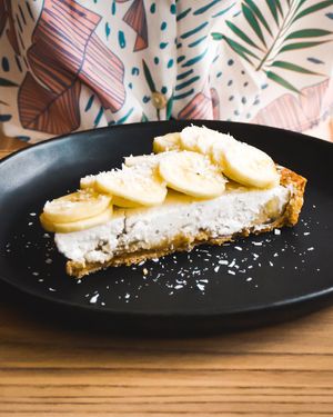 Banoffee Pie at Plantiful - Plant-based Cafe in Bangkok