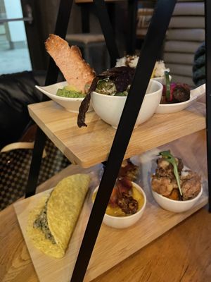 kreativ angerichtete Tapas  at Stern in Villach