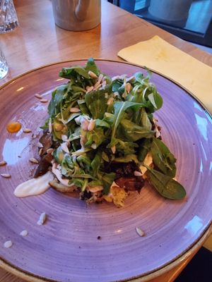 Potato pancake with vegetables at Stern in Villach