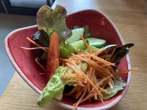 Salad - a bit small for Austria!  at Stern in Villach