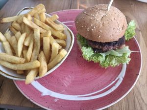 Plant burger at Stern in Villach