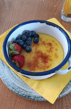 Creme brulee at Stern in Villach