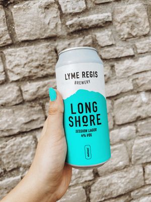 Vegan lager  at Kiosk in Lyme Regis