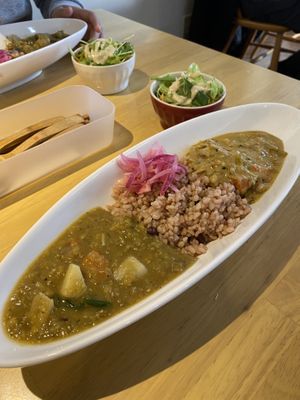 Vegan curry  at Pupu Kitchen and Health Food Shop in Nagoya