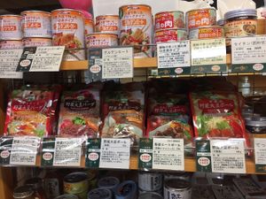 vegetarian instant soy meat (not vegan) at Pupu Kitchen and Health Food Shop in Nagoya