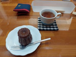 Chocolate drink and cocoa dessert at Pupu Kitchen and Health Food Shop in Nagoya