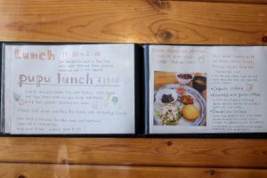 Menu of Pupu Kitchen at Pupu Kitchen and Health Food Shop in Nagoya