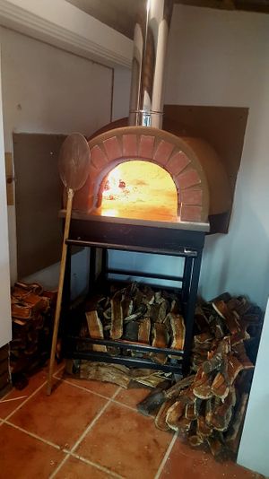 Guilio's wood fired oven at Liola Foods in Sedgefield
