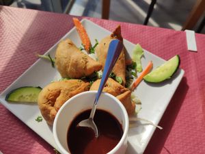 Samosas at Namaste in Peniscola