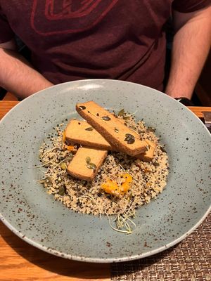 Salad with tofu  at Hotel Sněžka in Spindleruv Mlyn