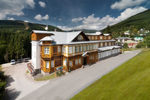 Hotel exterior at Hotel Sněžka in Spindleruv Mlyn