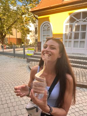   at Korosfoi Kurtoskalacs in Siofok