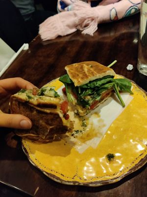 Vegan "La Playa" Sandwich (special) at Cafecito in Chicago