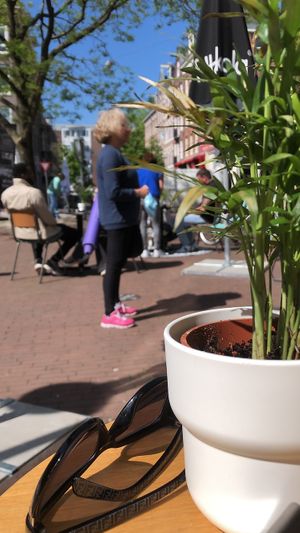 Outside seating at 30ml in Amsterdam