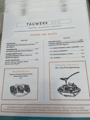 Salads at Tauwerk in Kappeln