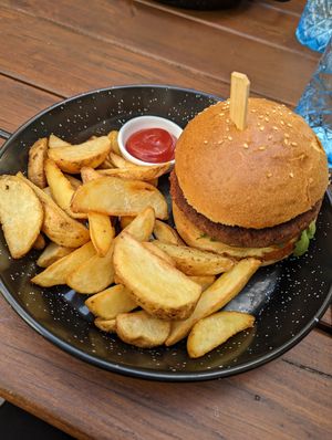 Burger at Peperoncino in Sibenik