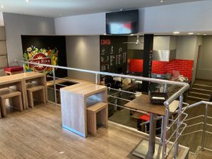 Inside seating  at Taco Rico - Plainpalais in Geneva