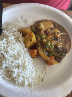 Vegetable Korma without cream.  at Food Belly in Corsicana
