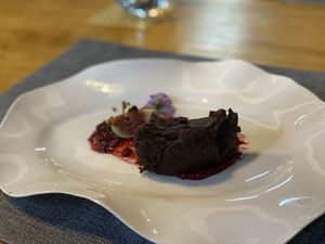 Chocolate cake at Da Mamma in Central Singapore