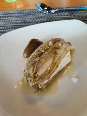 White Kimchi wrapped toufu with eggplant paste ~ Circuit Breaker Period Phase 2 at Da Mamma in Central Singapore