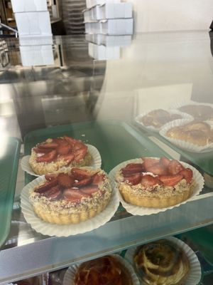 Strawberry tart  at Toluca Bakery and Cafe in Los Angeles