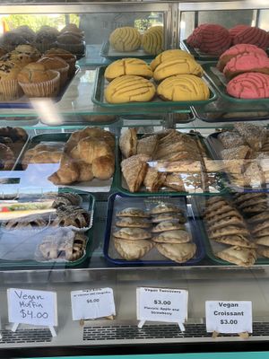 Conchas, croissants, turnovers  at Toluca Bakery and Cafe in Los Angeles