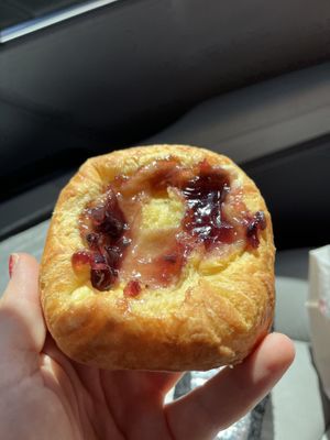 Blueberry danish  at Toluca Bakery and Cafe in Los Angeles