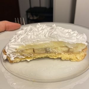 Banana cream pie (SO GOOD!)  at Toluca Bakery and Cafe in Los Angeles