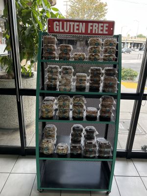 Gluten Free Section  at Toluca Bakery and Cafe in Los Angeles
