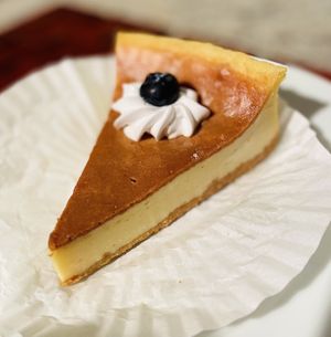 Cheezecake  at Toluca Bakery and Cafe in Los Angeles