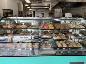 Display case  at Toluca Bakery and Cafe in Los Angeles