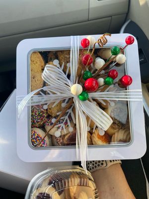 christmas box!   at Toluca Bakery and Cafe in Los Angeles