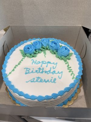 Strawberry shortcake birthday cake 🥳🎉  at Toluca Bakery and Cafe in Los Angeles