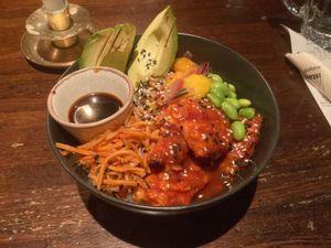 vegan-bowl at Egon Tromsø in Tromsoe