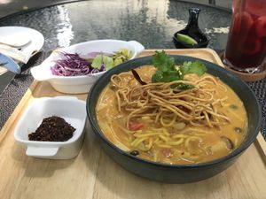 Khao soi   at Goodsouls Kitchen in Bangkok