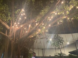 Outside - more beautiful in real life than in my photo  at Goodsouls Kitchen in Bangkok