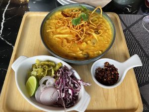 Khao soi  at Goodsouls Kitchen in Bangkok