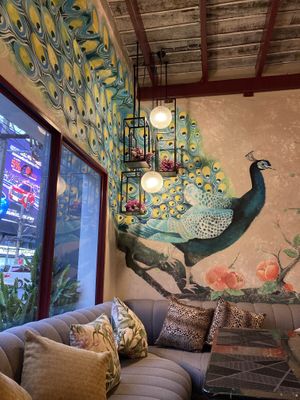 Beautiful murals at Goodsouls Kitchen in Bangkok