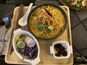 Northern style Khao Soi noodles at Goodsouls Kitchen in Bangkok