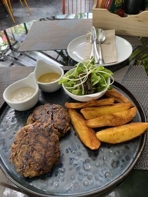 Mushroom steak  at Goodsouls Kitchen in Bangkok