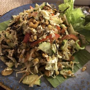 Burmese salad at Goodsouls Kitchen in Bangkok