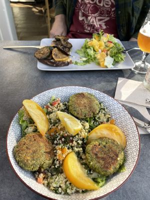 Our dishes at Lemon Perk in Bayeux