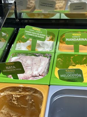 Vegan flavours (clearly labeled)  at Antiu Xixona in Potes